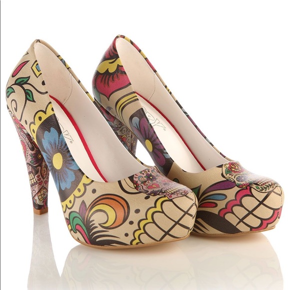 goby Shoes - Goby sugar skull heels